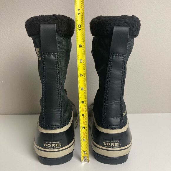 Sorel Men’s 1964 Pac Nylon Waterproof Boot in Black Ancient Fossil Snow Boot 8.5 - Picture 4 of 9